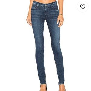 HUDSON shine mid rise skinny denim in moonshine
